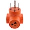 Ac Works Plug Adapter, 5-15/20R, 14-50P, 5-20P, 14-50P, 0 ft., Orange AD1450520 - alternate 6